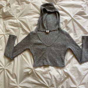 Fashion nova hoodie crop top